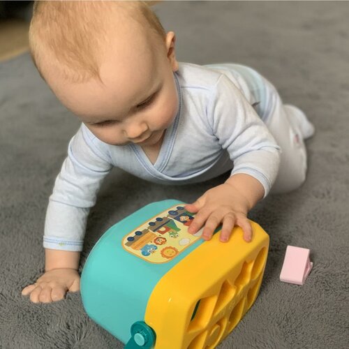 Baby Mix Vkladačka vedierko, 20 x 14 x 12 cm