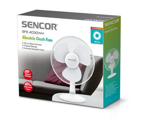 Sencor SFE 4030WH stolní ventilátor