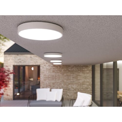 Panlux Přisazené LED svítidlo Verona Circle bílá, pr. 28,3 cm, IP54