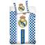 Bavlnené obliečky Real Madrid Check, 140 x 200 cm, 70 x 80 cm