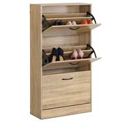 Szafka na buty z przegrodami G1016 OAK, dąb