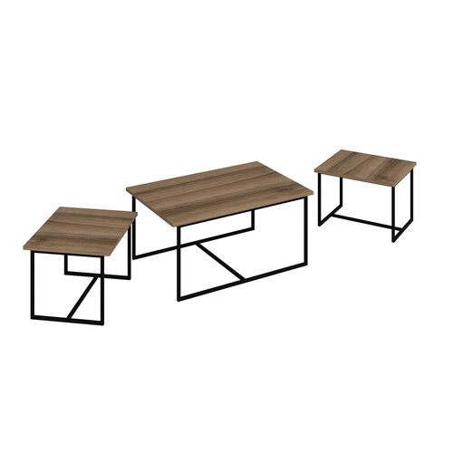 Levada Walnut kisasztal szett, 3 db
