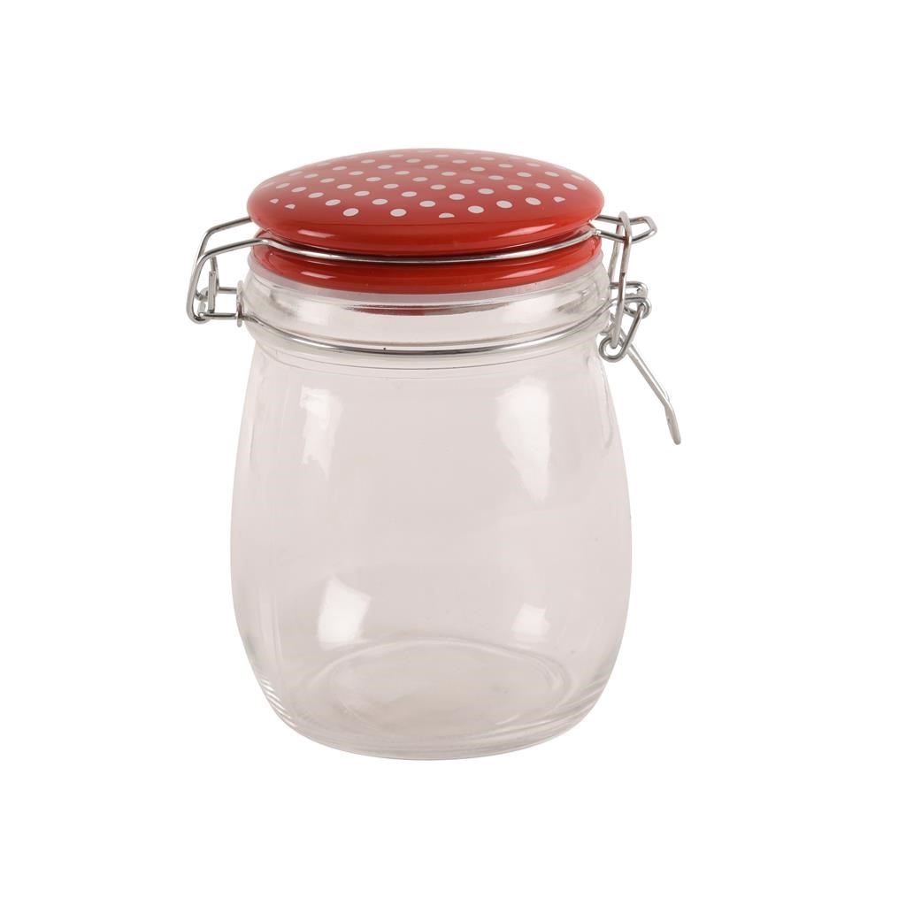Orion Sklenená dóza Dots 0,75 l