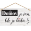 Bohemia Gifts Dekoratív kép akasztásra - Home