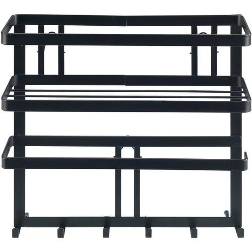 Wenko Multifunktionales Küchenregal mit Haken Gala, 33 x 9 x 30 cm