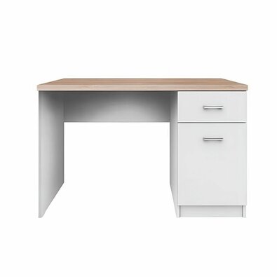 Biurko TOPTY 1D1S, białe