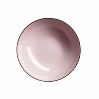 Bol de supă Mäser Metallic RIM Pink, 18,6 cm,6 buc.