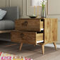 Nachttisch Versa-Ce Walnut