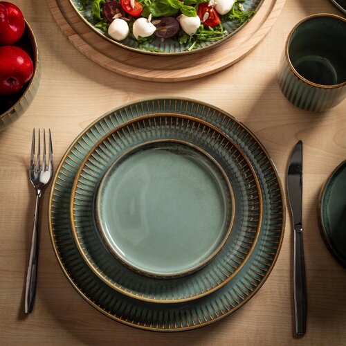 Altom Set of 2 dessert plates Reactive Sage 20,5 cm