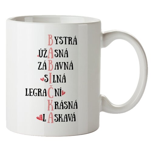 Bohemia Gifts Keramický hrnček - Pro babičku, 350 ml