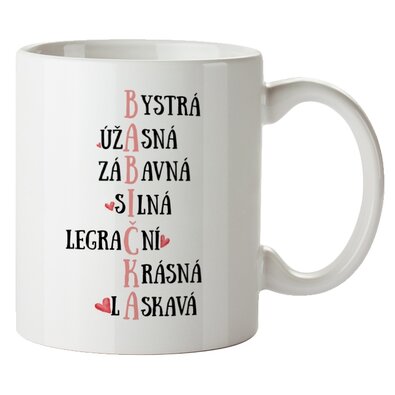 Bohemia Gifts Керамічний кухоль - Для бабусі, 350мл