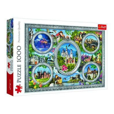 Trefl Panoramatické puzzle Světové zámky, 1000 dílků