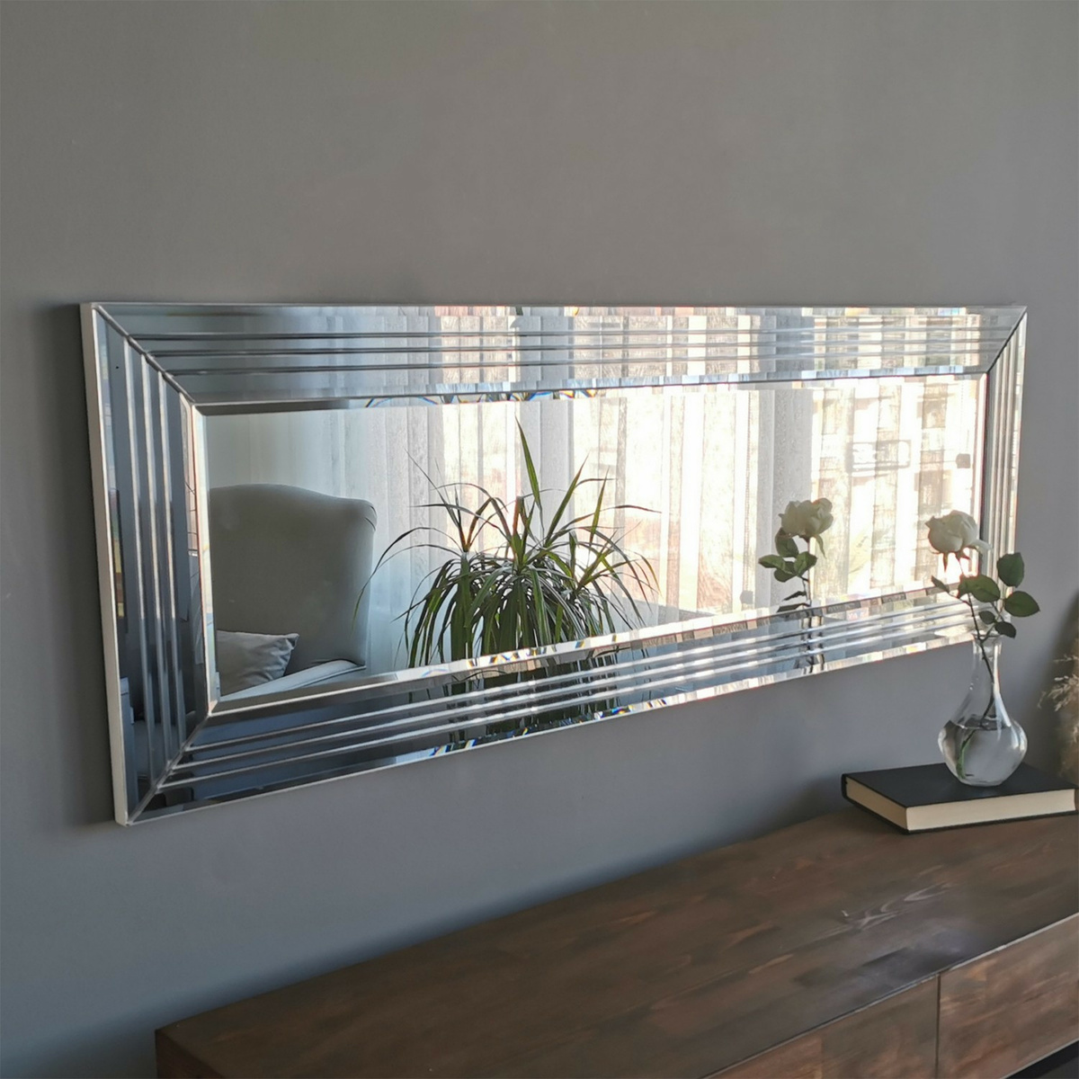 Zrkadlo Silver C 40 x 120 cm