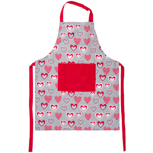 Hearts kötény, 60 x  80 cm