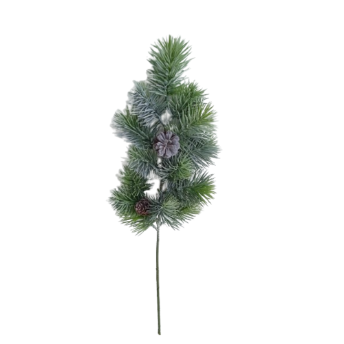 Gałązka pokryta szronem sosny, 59 cm