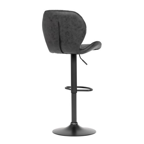 Scaun de bar B-431 BK3, negru