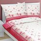 Lenjerie de pat creponată Bellatex Daisy roz, 140 x 200 cm, 70 x 90 cm