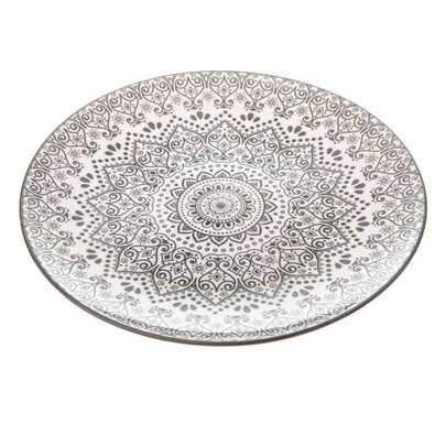 Porcelanski krožnik Grey Orient, 26,5 cm