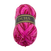 Garn DUHA hellrosa, dunkelrosa, 50 g / 150 m