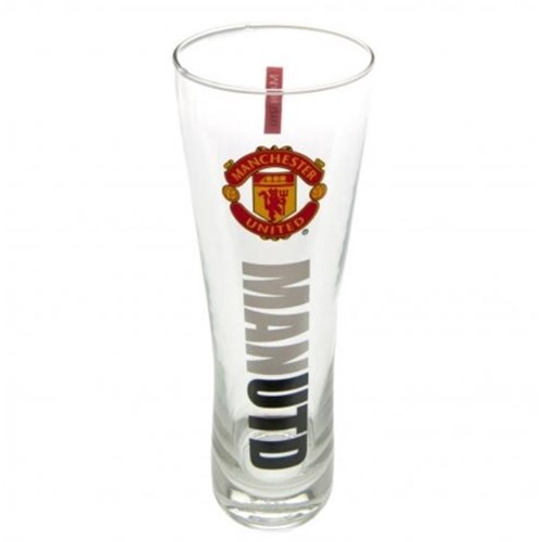 Pohár FC Manchester United: Wordmark: štíhlá (objem 470 ml) [DWEPPINTSLMNU] CurePink