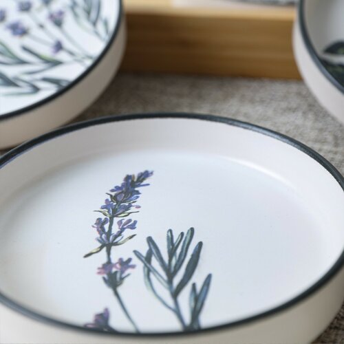 Sada 6 kameninových misek Herbal 14 cm