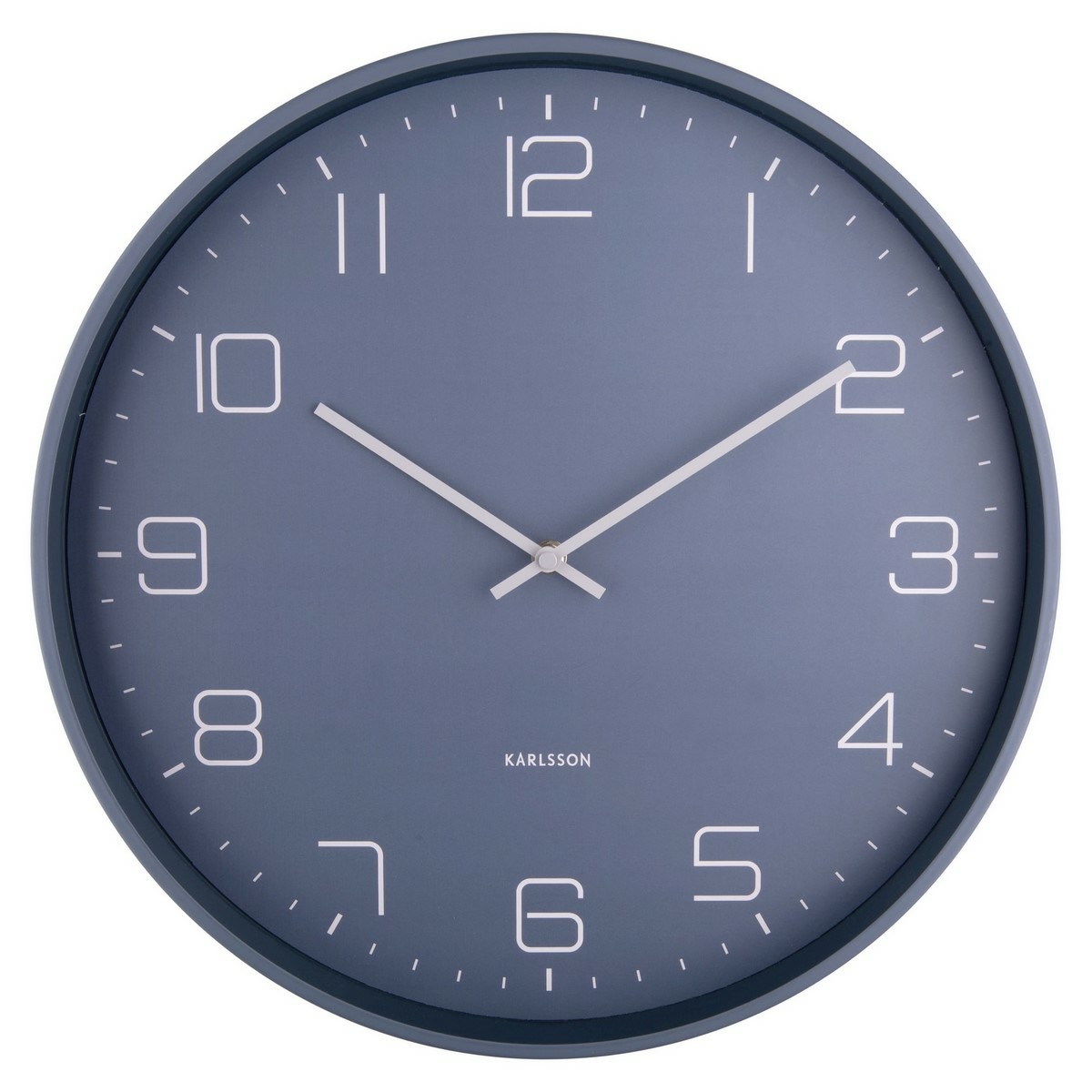 Levně Karlsson 5751BL designové nástěnné hodiny, pr. 40 cm