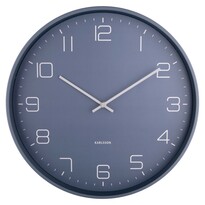 Karlsson 5751BL designové nástěnné hodiny, pr. 40 cm