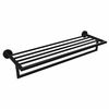 SAPHO XB404 X-Round black Поличка для рушників, 55 x 26,5 x 11 см, чорний