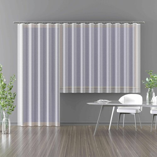 Gardine Venus mit einem Bleiband, 300 x 180 cm