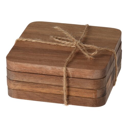 EH Набір дерев'яних підставок з 4-х предметів   Acacia