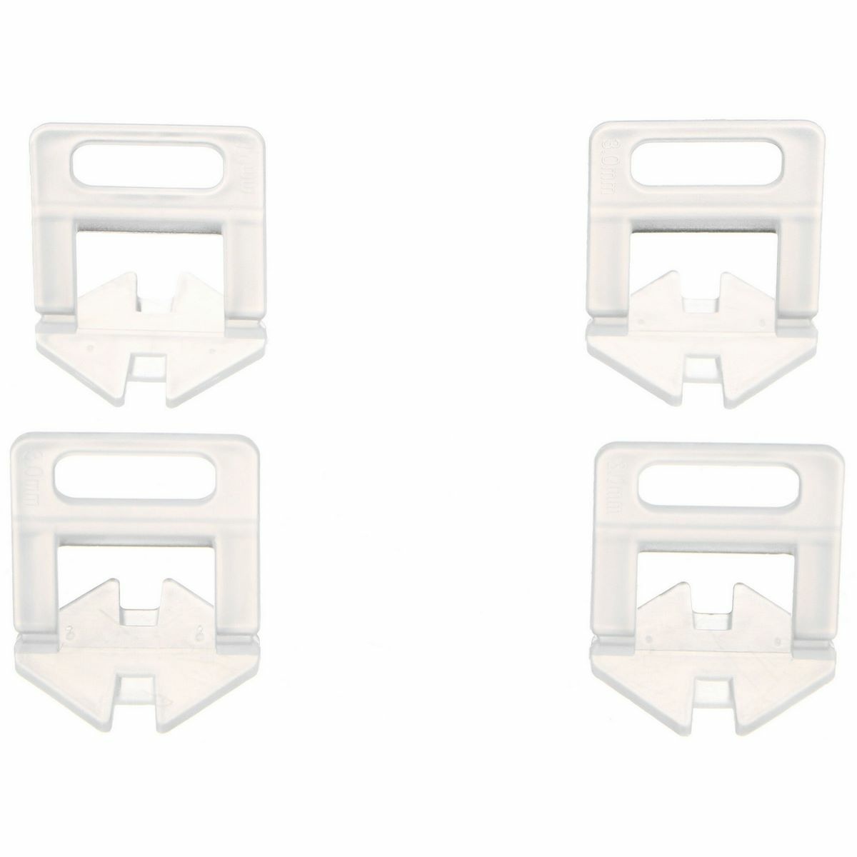 Sixtol Súprava nivelačných spôn LEVEL SYSTEM T-HOLD 2 mm, 500 ks