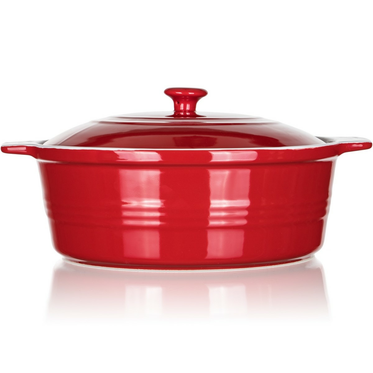 Banquet Forma zapekacia okrúhla s pokrievkou Culinaria Red 3 l, 3 l