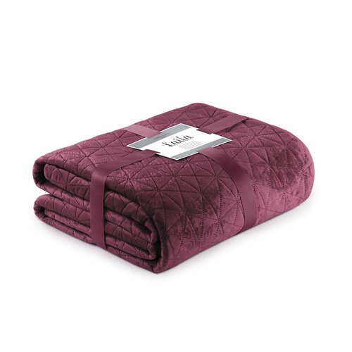 AmeliaHome Prekrivalo za posteljo Laila bordo,roza, 220 x 240 cm