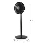 DOMO DO8157 stojanový ventilátor 2v1, čierna