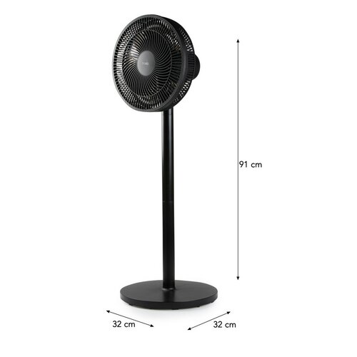 DOMO DO8157 stojanový ventilátor 2v1, černá
