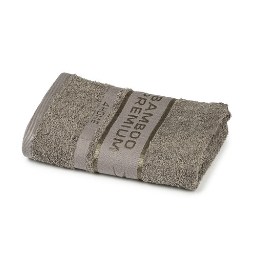 4Home Рушник Bamboo Premium сірий, 50 x 100 см