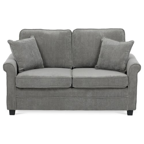 Dwuosobowa sofa ASB-4170 GREY2, manżestrowa, szary