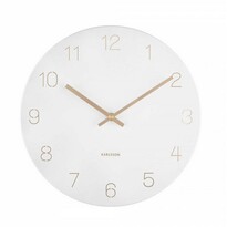 Karlsson 5788WH дизайнерський настінний годинник, діам. 30 см
