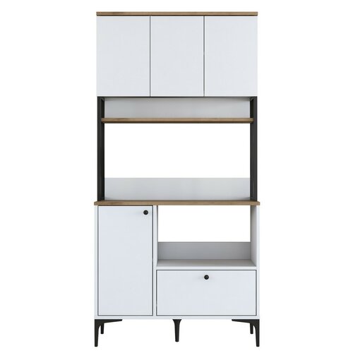 Schrank Jesy Walnut and White