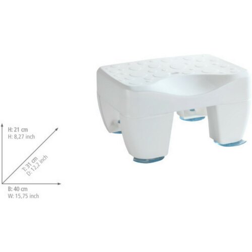 Wenko Badewannenhocker Secura 31 x 40 x 21 cm