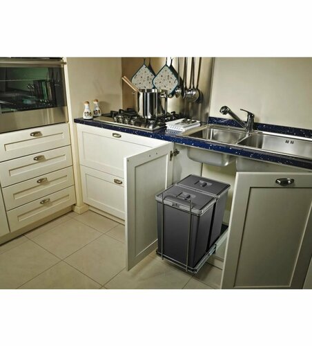 Elletipi Coș de gunoi încorporabil ECOFIL, 35 + 35l
