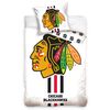 Pościel bawełniana NHL Chicago Blackhawks White, 140 x 200 cm, 70 x 90 cm