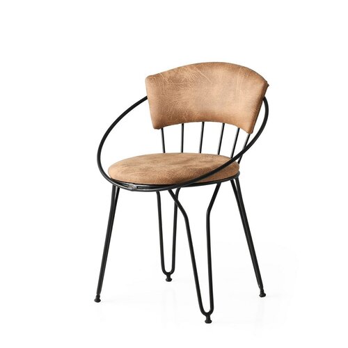 Set de scaune de sufragerie Istanbul Beige andBlack, 2 buc.