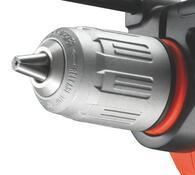 Príklepová vŕtačka + kufrík Black & Decker KR654CRESK