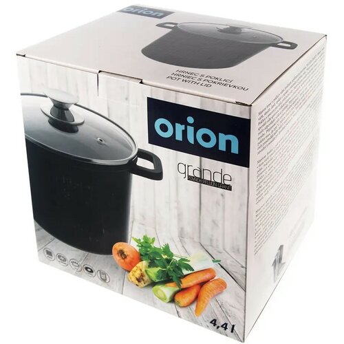 Orion Hrnec se skleněnou poklicí Grande, 4,4 l, 4,4 l - thumb (7)