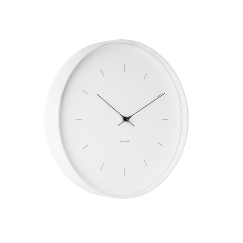 Karlsson KA5707WH Designové nástěnné hodiny, 37 cm