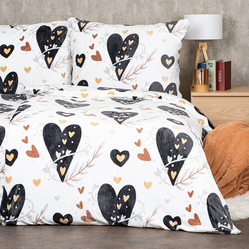 4Home Posteljnina iz mikroflanela Romantic, 160 x 200 cm, 70 x 80 cm