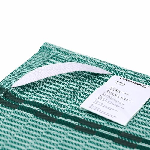 DecoKing Kuhinjska krpa Louie temno zelena, 50 x70 cm, komplet 10 kosov