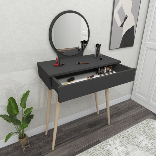 Kosmetický stůl Siena Anthracite