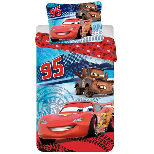 Detské bavlnené obliečky Cars speed